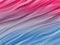 Pink blue gray stripes, waves, lines, curls and bumps. Abstract beautiful background. Soft voluminous wavy lines. Ripple