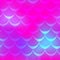 Pink blue mermaid scale background. Neon iridescent background. Fish scale pattern.