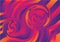 Pink Blue and Orange Fluid Color Ripple Lines Background Illustration