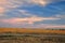 Pink and Blue Prairie Skies