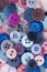 Pink and Blue Sewing Buttons
