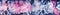 Pink and blue tie dye, AI generative panorama design element, panoramic banner textile