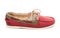 Pink boat shoes or top sider