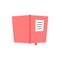 Pink book diary icon