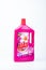 Pink bottle of Ajax aroma sensation, multi-purpose cleaner.