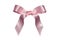 Pink bow,isolated