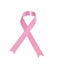 Pink breast cancer ribbon