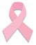 Pink breast cancer ribbon