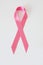 Pink breast cancer ribbon