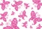 Pink Butterflies Background