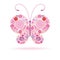 Pink butterfly