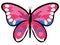 Pink butterfly