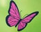 Pink Butterfly Graphic