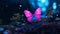Pink Butterfly In The Rain Hd Wallpaper