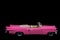 Pink Caddilac Car Toy Model