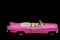 Pink Caddilac Car Toy Model