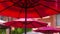 Pink Cafe Umbrellas