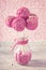 Pink cake pops