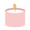 Pink candle concept