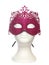 Pink Carnival Mardi Gras Mask on Mannequin