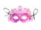 Pink carnival mask