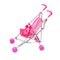 Pink carriage, beautiful toy for children