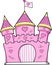 Pink Castle Vector