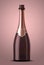 Pink Champagne Bottle Open Neck