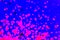 Pink chaotic spots on a blue background. Art image. Abstraction. Drops of paint