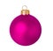 Pink christmas ball