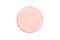 Pink clean plate isolated on background. Kitchen, serving