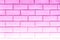 pink clean rectangle brick texture wall for background : Abstract, background and interior