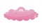 Pink climate cloud soft cartoon