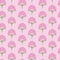 Pink Clovers Seamless Pattern Background. Repeating Pattern Print.