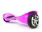 Pink color hoverboard on white