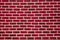 Pink color painted interior brick wall background