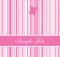 Pink colored barcode background with a butterfly