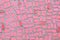 pink colored mosaic ceramic tiles neutral background