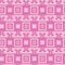 Pink colorful modern geometric seamless pattern tile and background