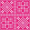 Pink colour Traditional Indian Bandhani pattern background, seamless decorative geometric patoda Bandana