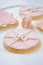 Pink cookies