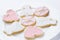 Pink cookies