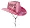 Pink cowgirl hat