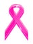 Pink crystal ribbon symbol
