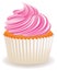 Pink cupcake