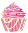 Pink cupcake