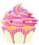 Pink cupcake