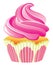 Pink cupcake