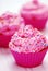 Pink cupcake