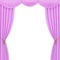 Pink curtains background